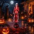 Solar Skeleton Halloween Garden Stake Light