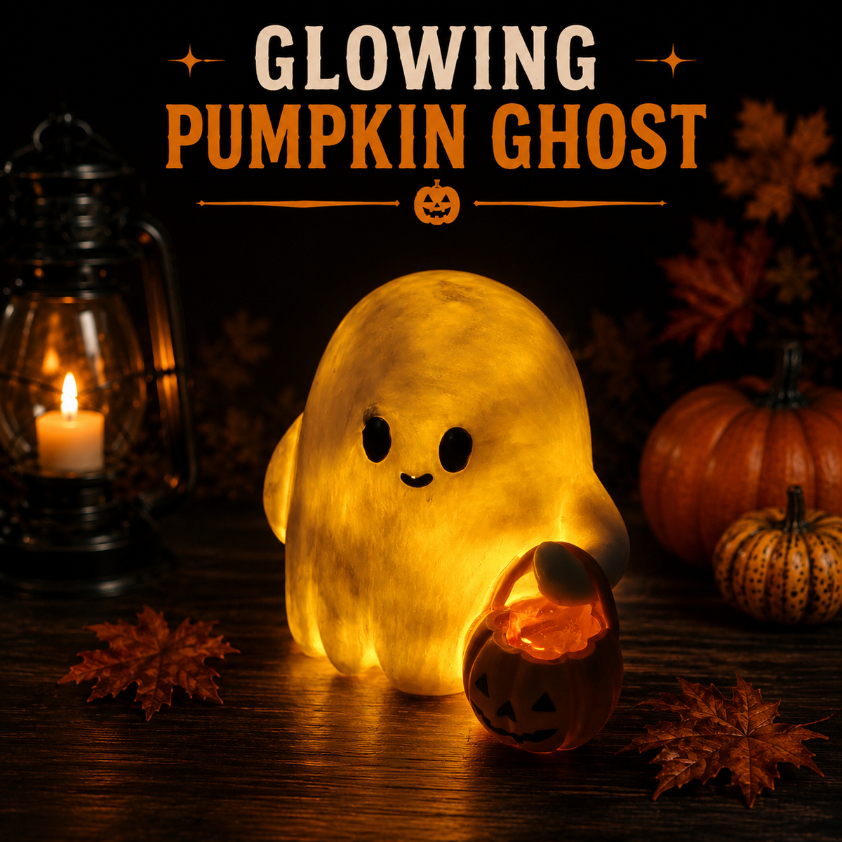 Spooky Ghost Halloween Night Light