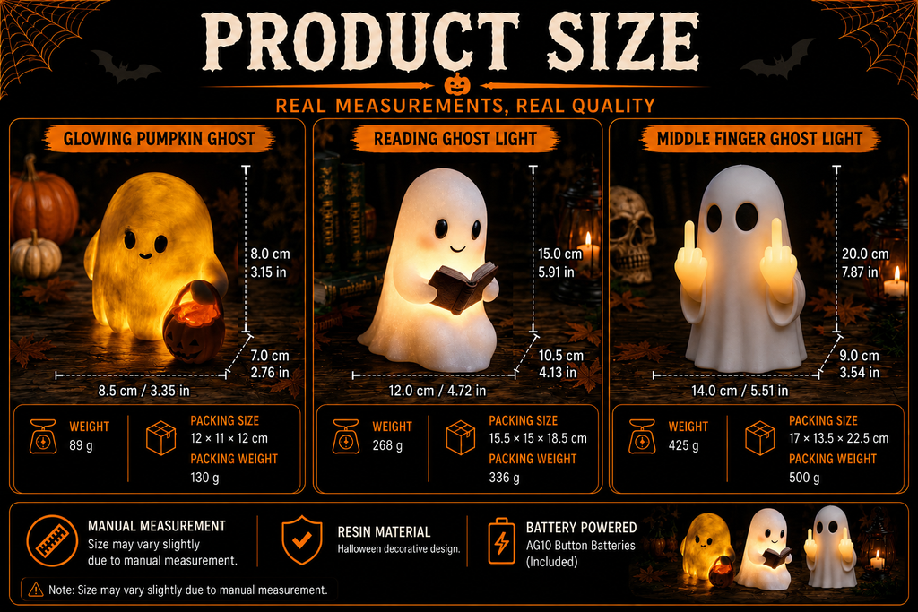 Spooky Ghost Halloween Night Light