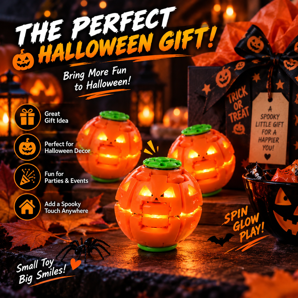 Halloween Light-Up Spin Ball