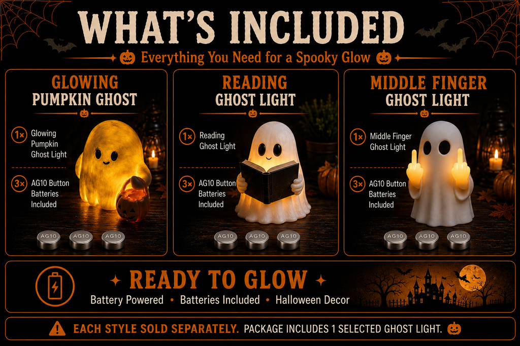 Spooky Ghost Halloween Night Light